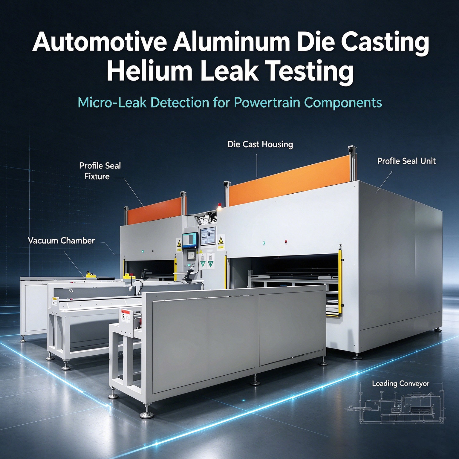 Helium Mass Spectrometry Leak Detection for Automotive Aluminum Die-Cast Housings: Solving the Challenge of Detecting Micro-Leaks